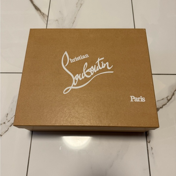 Christian Louboutin Black Mesh Stiletto Heels - Picture 8 of 9